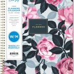 Blue Sky 2021-2020 Academic Year Weekly & Monthly Planner, 8.5" x 11", Frosted Flexible Cover, Wirebound, Roosevelt Pink (128692)